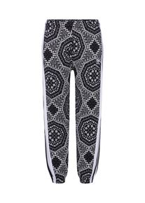 adidas originals, Damen Hose 'CUFFED PANTS', Schwarz / Weiß