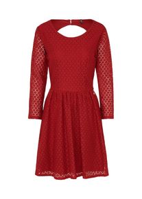 Only, Damen Spitzenkleid 'ONLINE FAIRY', Rostrot
