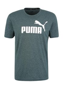 Puma, Herren Sport-Shirt 'Heather', Smaragd / Weiß