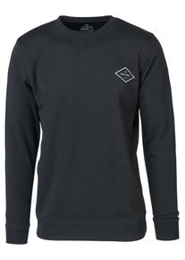 Rip Curl, Herren Essential Surfers Crew Sweatshirt, Schwarz