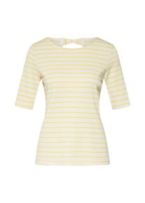 Véro Moda VERO MODA, Damen Shirt 'VMHANNE', Gelb / Weiß