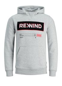 Jack & Jones JACK & JONES, Herren Sweatshirt, Graumeliert / Hellrot / Schwarz