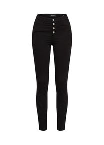 Guess, Damen Hose '1981 EXPOSED BUTTON', Schwarz