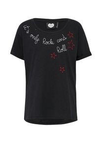 Catwalk Junkie, Damen T-Shirt 'LONE STAR', Schwarz