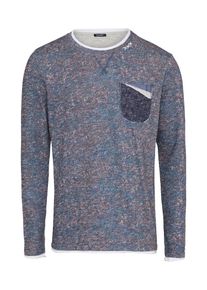 Key Largo, Herren Pullover 'KAI', Blaumeliert