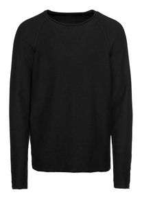 Review, Herren Pullover 'CN RGL UNI', Schwarz