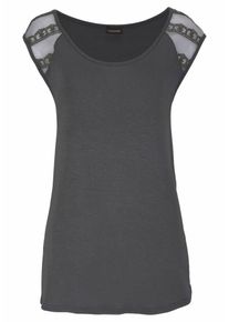 Lascana, Damen Strandshirt, Oliv