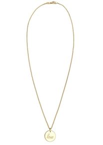 Elli, Damen Kette 'Love-Schriftzug', Gold