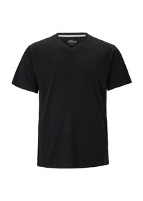 s.Oliver RED LABEL, Herren Shirt, Schwarz