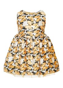 name it, Mädchen Kleid, Orange / Weiß