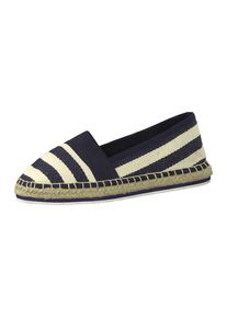 Marco Tozzi, Damen Espadrilles, Ultramarinblau / Wei&szlig;