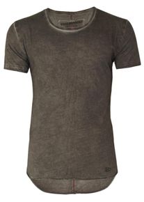 Trueprodigy, Herren T-Shirt 'Basic Summer 1', Greige