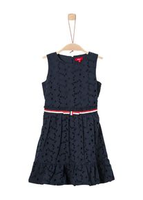 s.Oliver Junior, Mädchen Kleid, Nachtblau / Rot / Weiß