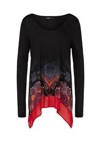 Desigual, Damen Shirt 'OLGA', Mischfarben / Schwarz