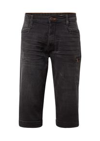 Tom Tailor, Herren Shorts 'Morris', Black Denim