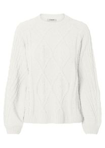 Pieces, Damen Pullover, Weiß