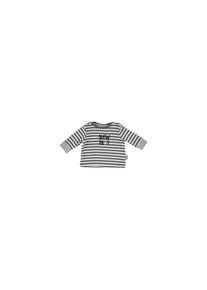 Sigikid, Langarmshirt, Grau / Wei&szlig;