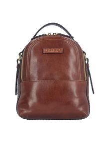 The Bridge, Damen Pearldistrict Rucksack Leder 27 cm, Braun