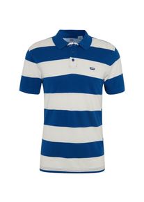 Levi's LEVI'S, Herren Polo 'HOUSEMARK', Blau / Wei&szlig;