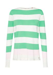 s.Oliver RED LABEL, Damen Pullover, Gr&uuml;n / Wei&szlig;