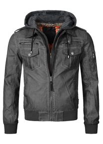 INDICODE JEANS, Herren Jacke 'Aaron', Basaltgrau