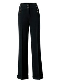 Heine, Damen Hochbundhose, Schwarz