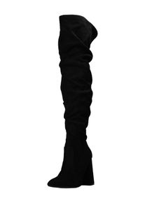 Lost Ink, Damen Overknees 'SAGE RUCHED', Schwarz