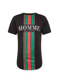 Only & Sons Only & Sons, Herren Shirt 'onsSAND SS LONGY TEE', Gr&uuml;n / Rot / Schwarz