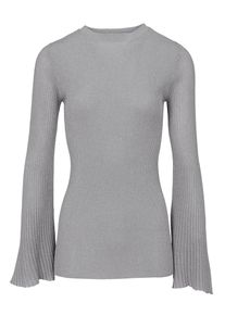 Heine, Damen Pullover, Silbergrau