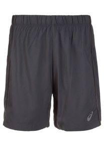 asics, Herren Laufshort 5'', Schwarz