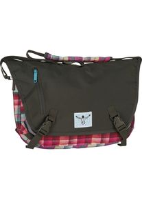 Chiemsee, Damen Sport Messenger 41 cm Laptopfach, Anthrazit / Rosa / Rot