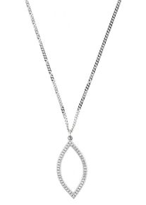 Esprit, Damen Halskette 'Brilliance Glimmer', Silber
