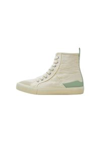 Mango, Damen Turnschuh nova, Beige / Mint