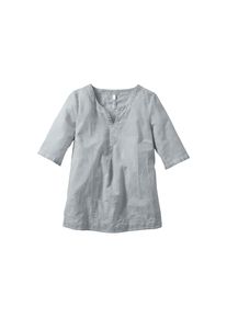 sheego Casual, Damen Romantische Tunika, Hellgrau