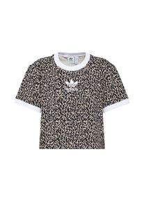 adidas originals, Damen T Shirt, Beige / Hellbraun / Schwarz / Weiß