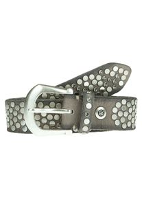 B.belt Handmade In Germany, Damen Nietengürtel, Braun