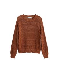 Mango, Damen Pullover 'Tape', Rostbraun