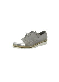 Gabor, Damen Schnürschuhe, Basaltgrau / Silbergrau