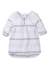 sheego Casual, Damen Tunika, Rauchgrau / Wei&szlig;