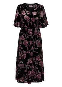 Only, Damen Kleid, Beere / Schwarz