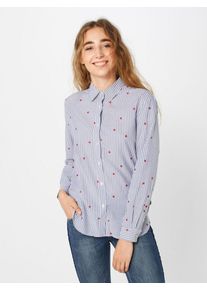 Catwalk Junkie, Damen Hemdbluse 'BL TINY STARS', Blau / Rot / Wei&szlig;