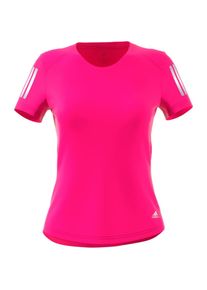 adidas Performance, Damen Funktionsshirt 'Own The Run', Fuchsia / Wei&szlig;