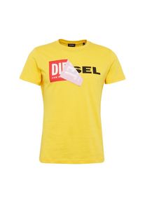 Diesel, Herren T-Shirt 'T-DIEGO-QA', Gelb