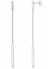 Thomas Sabo, Damen Paar Ohrstecker 'H1953-051-14', Silber / Weiß