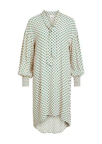 Vila, Damen Midikleid, Smaragd / Perlweiß