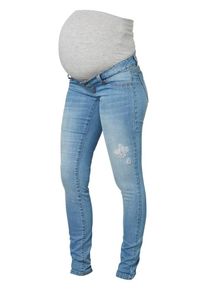 MAMALICIOUS, Damen Jeans, Hellblau / Grau