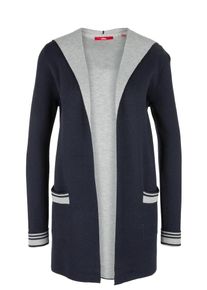 s.Oliver RED LABEL, Damen Cardigan, Ultramarinblau / Grau