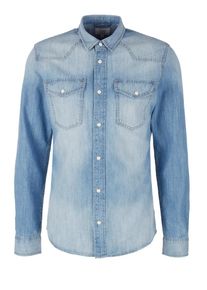 Q/S Designed By, Herren Hemd, Blue Denim