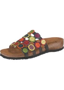 Think!, Damen Pantoletten 'Julia', Braun / Mischfarben