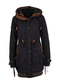 Naketano, Damen Winterjacke, Dunkelblau / Cognac